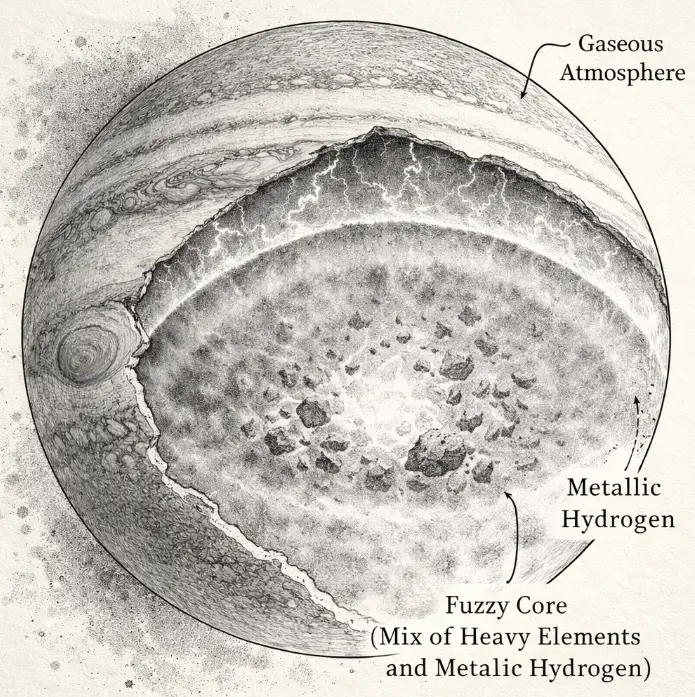 What Does Jupiter’s Core Look Like?